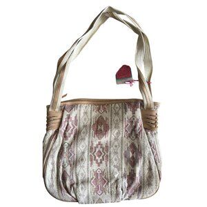 Vintage 80s Directions Sarne Aztec Southwest Print Tote Purse NWT